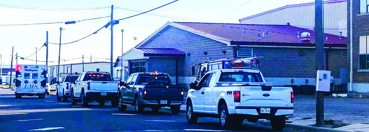 On Tuesday, Nov. 11, the Collingsworth County Sheriff’s Office, Wellington Volunteer Fire Department and Wellington Emergency Medical Services responded to the 800 block of 15th St. to investigate an incident. The Red River Sun/Bev Odom