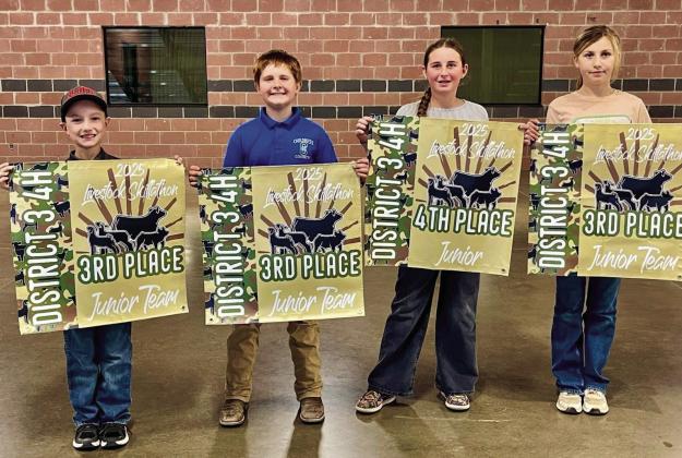 Childress County 4-Hers compete in Ag Product ID,Livestock Skill-A-Thon contests