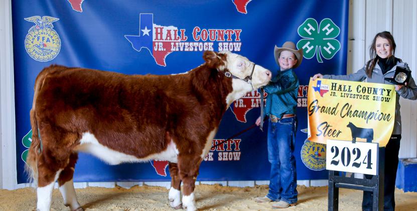 Tucker Brooks, Grand Champion Steer KKR Photography