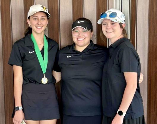 The Memphis Cyclone and Lady Cyclone golf teams compete in the Highland Park Invitational Monday, Feb. 24-Tuesday, Feb. 25 at Comanche Trails Golf Course in Amarillo, where the Cyclones brought home a third-place finish, thanks to Hutch Ollinger shooting a fourth-place finish, followed by Maximus Cervantes in fifth. For the Lady Cyclones, Lillie Ollinger shot a second-place finish. Memphis ISD