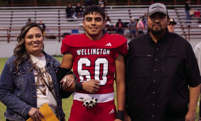 Rogelio “RJ” Granadoz Jr. is the son of Mari Vela and Rogelio Granadoz. He has played varsity football for the Rockets for two years.