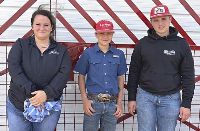 Wellington Future Farmers of America (FFA) members competed Friday, April 10 at the Area 1 Cotton Judging Contest in Slaton where they placed seventh overall. From left: Brecklyn Powell, ninth high individual; Wade Patterson; Kane Waters.