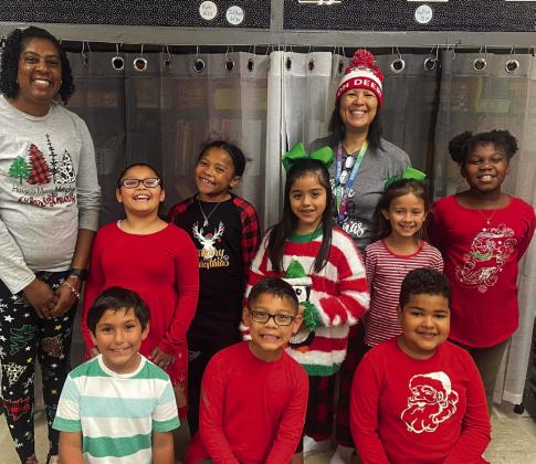 Memphis Independent School District (ISD) students and staff dress in their Christmas best Friday, Oct. 13. Photos Courtesy of Memphis ISD