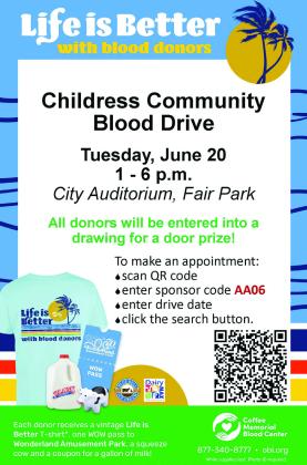 Childress Community Blood DriveTuesday