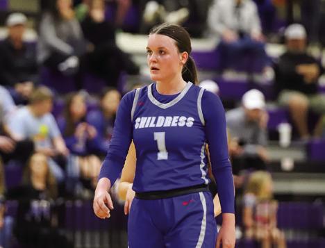 Cameran Daniel, Childress, 5-7, Guard, Sr. Photos by Childress High School Yearbook Staff