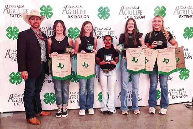 Hall County 4-H dominates Soil Judging competition atTexas 4-H Roundup