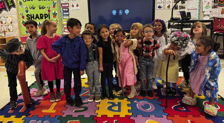 Childress Elementary School celebrates 100 days of school