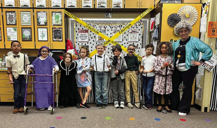Childress Elementary School celebrates 100 days of school