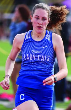 Childress athletes compete at UIL 3A  Area 1-2 Track Meet