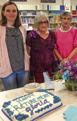 Collingsworth library hosts Whitaker’s retirement reception
