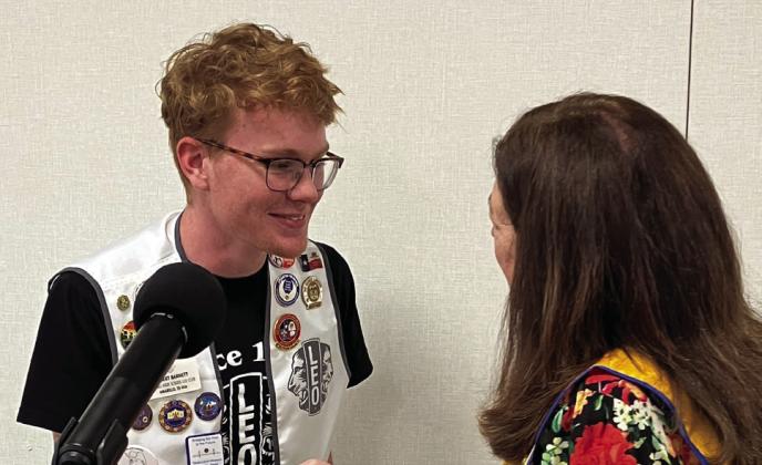 Wellington Lions learn about Leo Clubs