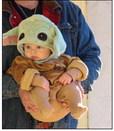 JW Clark, dressed as Baby Yoda, attends Childress Main Street’s Downtown Trick-or-Treating event Saturday evening, Oct. 29, at which over 25 businesses handed out candy.