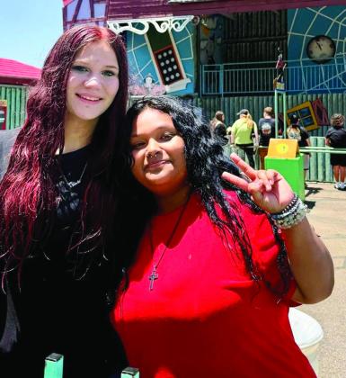 Memphis ISD Memphis Middle School students celebrate the end of the 2024-2025 school year at Wonderland Amusement Park in Amarillo.