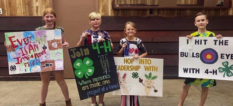 Childress County 4-H elects new officers, announces poster contest winners