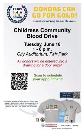 Be part of a winning team at local Community Blood Drives