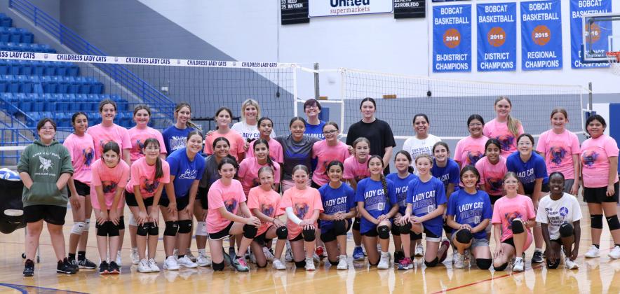 Childress Volleyball Camp welcomes Lady Cats
