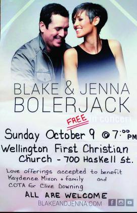 The Bolerjack Christian concert is free, but a love offering will be collected during the concert. Everything received will be equally divided to benefit the Mixon family and the COTA campaign in honor of Clive to assist with costs of hospital stays, trips to doctor visits, food and other expenses. Courtesy Graphic