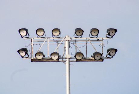 Childress Independent School District (ISD) fields, including Fair Park Stadium, the baseball field and the softball field, recently received LED lighting. The Red River Sun/Elizabeth Tanner