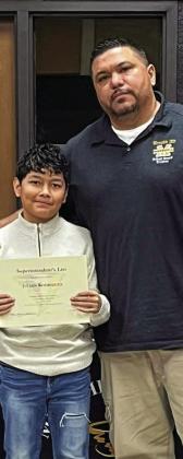 Julian Rodriguez, sixth grade