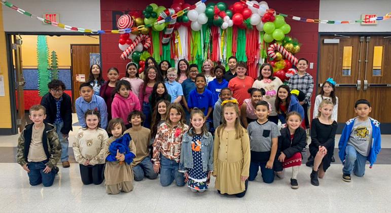 Thirty-eight Austin Elementary School students recently compete in the district UIL Academic meet Friday, Dec. 12 in Wellington, bringing home a third-place overall medal in addition to many individual medals and ribbons. Memphis ISD