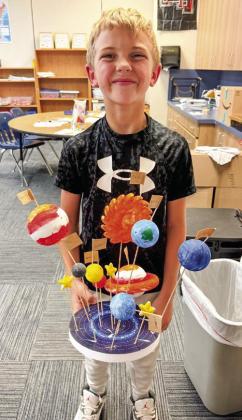 Childress Elementary School Childress Elementary School third-grade students learn all about the Milky Way Galaxy, creating planets for their final project of the year.
