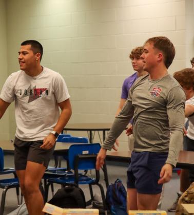 Childress Fellowship of Christian Athletes meets
