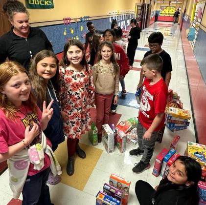 Third-grade cereal drive serves dual purpose