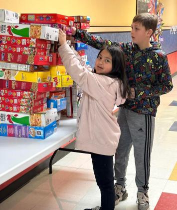 Third-grade cereal drive serves dual purpose