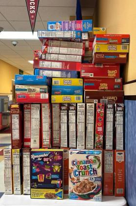 Third-grade cereal drive serves dual purpose