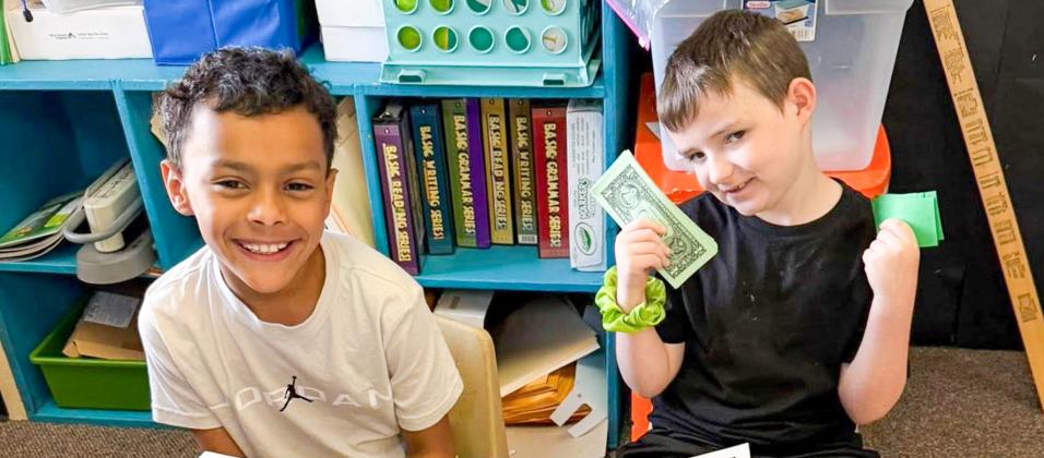 Childress Elementary School students strengthen their literacy skills, engaging in review centers, where students worked together in a fun and supportive environment to encourage critical thinking and build confidence to work towards improving their performance. CHILDRESS ELEMENTARY SCHOOL