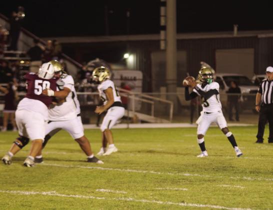 The Memphis Cyclones proved the infamous Friday the 13th superstition wrong, skidding past the Ralls Jackrabbits in a 19-14 final to snap a 13-game losing streak dating back to 2022 on Friday, Sept. 13 at Jackrabbit Field in Ralls. Next, the Memphis Cyclones (1-2) take on the Highland Park Hornets (2-1) at 7 p.m. tonight, Friday, Sept. 20 at Hornet Stadium in Amarillo. Photos by Memphis High School Yearbook Staff