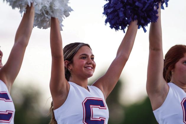 Childress High School band, cheer, cross country, football and volleyball take the field Thursday, Aug. 18 during the annual Meet the Bobcats. The Red River Sun/Nicole Dill