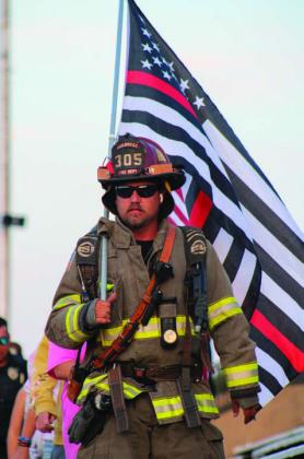 Childress Fire Department, Childress Main Street host 9/11 Memorial Stair Climb