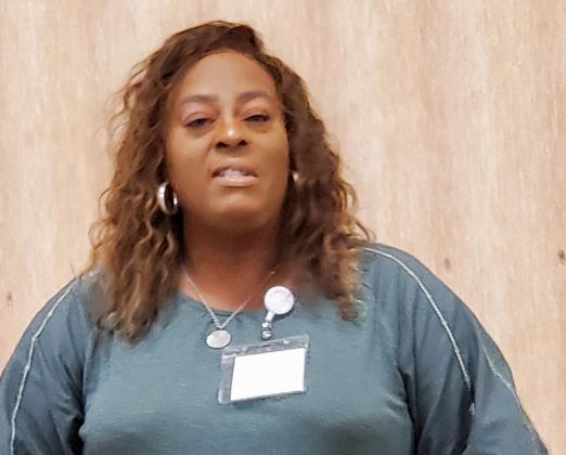 The Memphis Lions Club welcomes new Memphis Convalescent Center Administrator Victoria “Tori” Cisse Wednesday, June 4 at the Memphis Community Center. Cisse presented a program to the Lions, as well as joined the club. Courtesy Photo