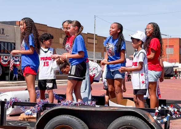 Wellington youth join forces for patriotic parade