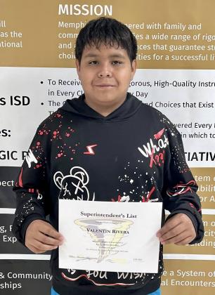 Valentin Rivera, Sixth Grade