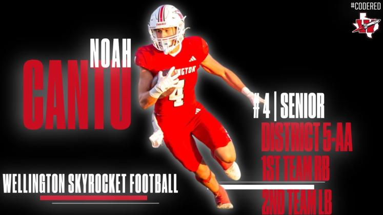 Noah Cantu, First Team Running Back, Second Team Linebacker