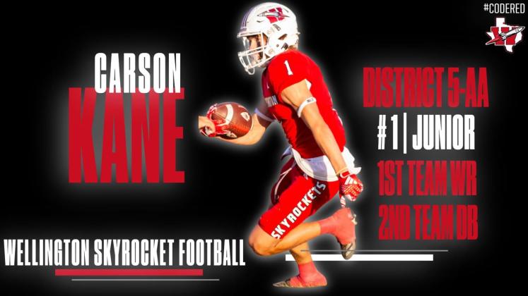 Carson Kane, First Team Wide Receiver, Second Team Defensive Back