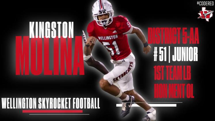 Kingston Molina, First Team Linebacker