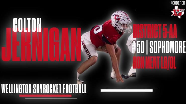 Colton Jernigan, Honorable Mention Linebacker and Offensive Lineman