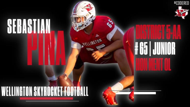 Sebastian Pina, Honorable Mention Offensive Lineman