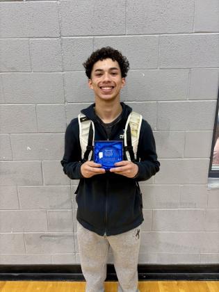 Memphis’ Abel Villa is selected to the 4th Annual Childress Rotary Holiday Invitational Small-School Division All-Tournament Team Saturday, Dec. 13 in Childress.