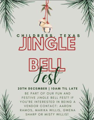 Jingle Bell Fest, a full day of holiday fun for all ages, including Christmas caroling, photos with Santa, a cookie contest and more, will take place from 10 a.m.-8 p.m. Saturday, Dec. 20 at Fair Park.