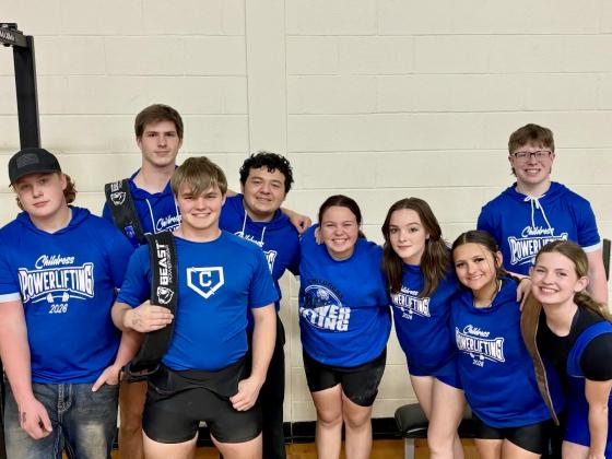 The Childress High School powerlifting teams compete at the Clyde Invitational Saturday, Jan. 31 in Clyde.