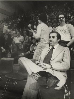 College basketball coach Abe Lemons Photo Courtesy of Dr. Mike Wolf’s Collection