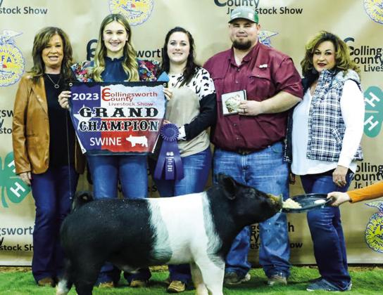 Collingsworth County youth reap rewards at 2023 livestock show