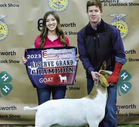 Collingsworth County youth reap rewards at 2023 livestock show