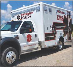 Wellington Emergency Medical Service (EMS) will conduct a mass casualty drill involving all law enforcement agencies Tuesday evening, Oct. 3 at First Methodist Church. When sirens sound that evening, Wellington EMS Administrator Farris Nation and Pastor Gene Weinette want residents to know it is simply a training exercise. Courtesy Photo