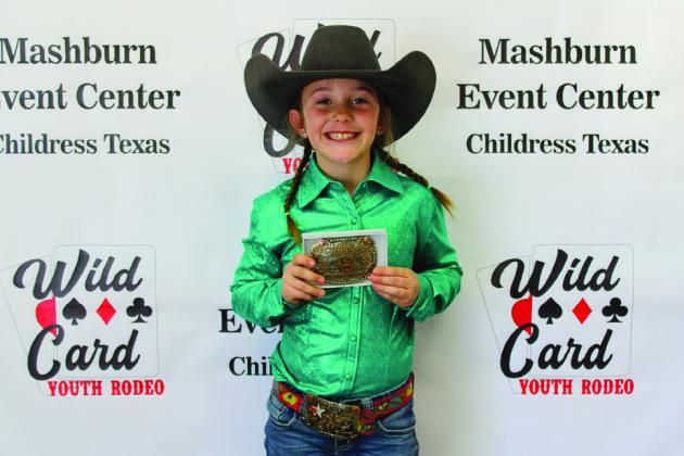 Naley Begeman is the seven-nine girls All-Around Champion. Begeman competed in barrels, poles, goat tying and breakaway roping.