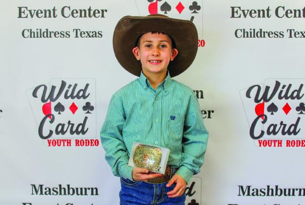 Chance Sorrells is the seven-nine boys All-Around Champion. Sorrells compete in barrels, poles, goat tying, breakaway roping, ribbon roping and team roping.